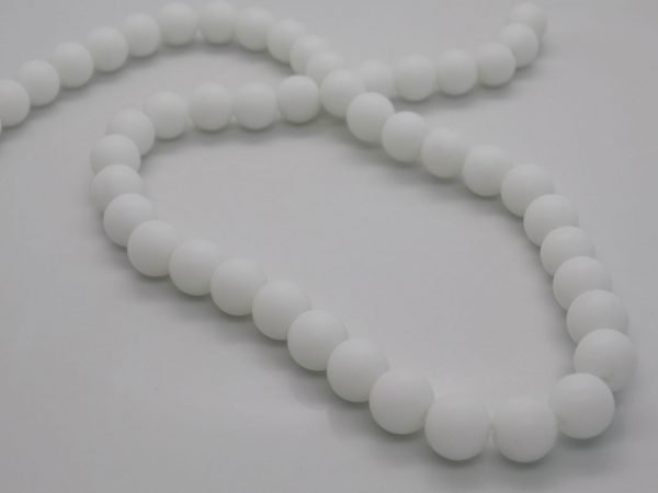 agate blanche perle et creation